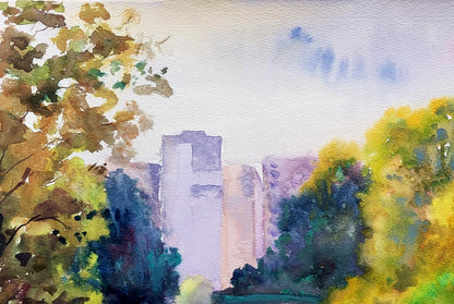 Watercolor painting