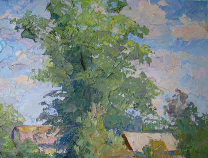 Oil painting Freshness. After the rain Serdyuk Boris Petrovich