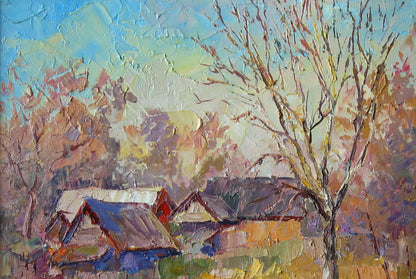 Oil painting The last rays Serdyuk Boris Petrovich