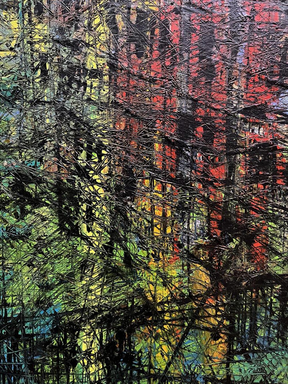 Oil painting Episode Serhiy Kovalev