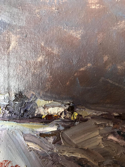 oil winter art