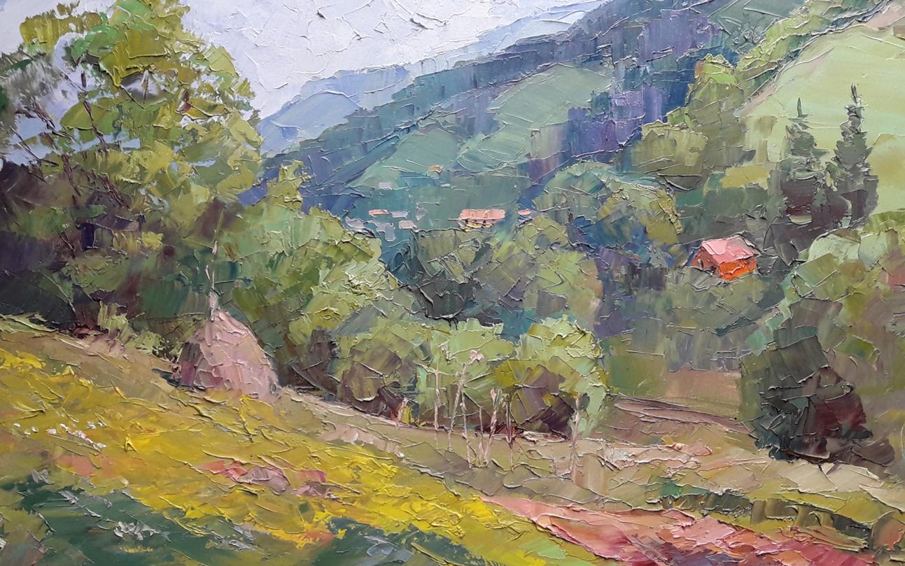 Oil painting Mountain expanses Serdyuk Boris Petrovich