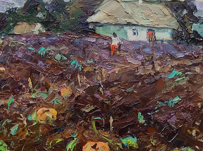 Village landscape Art 