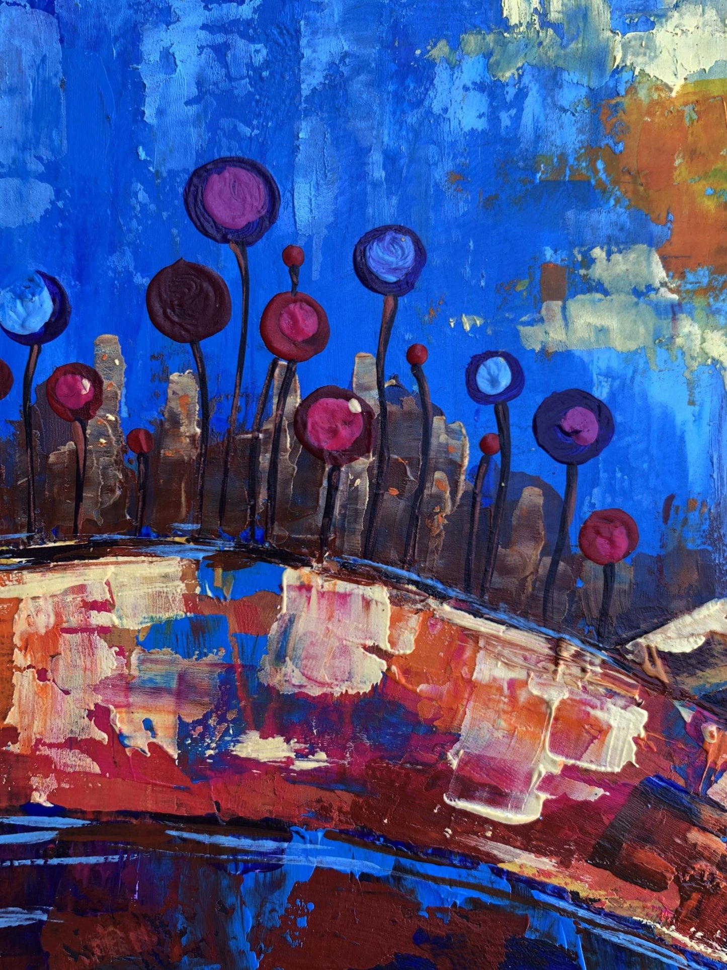 Oil painting A chidhood dream V. Zadorozhnya