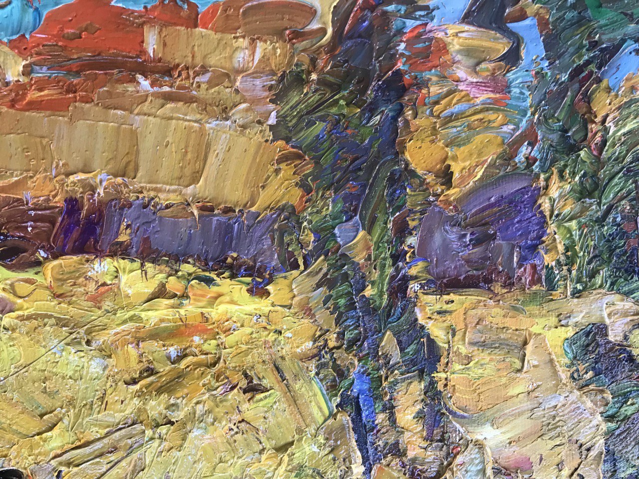 Village landscape Art 