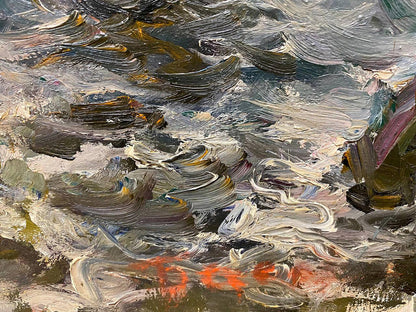 Oil painting Surf Basov Yakov Aleksandrovich