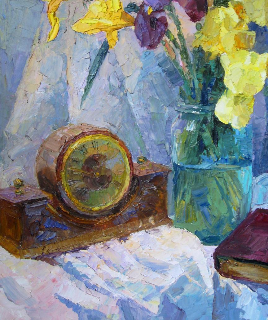Oil painting Irises Serdyuk Boris Petrovich №SERB 88