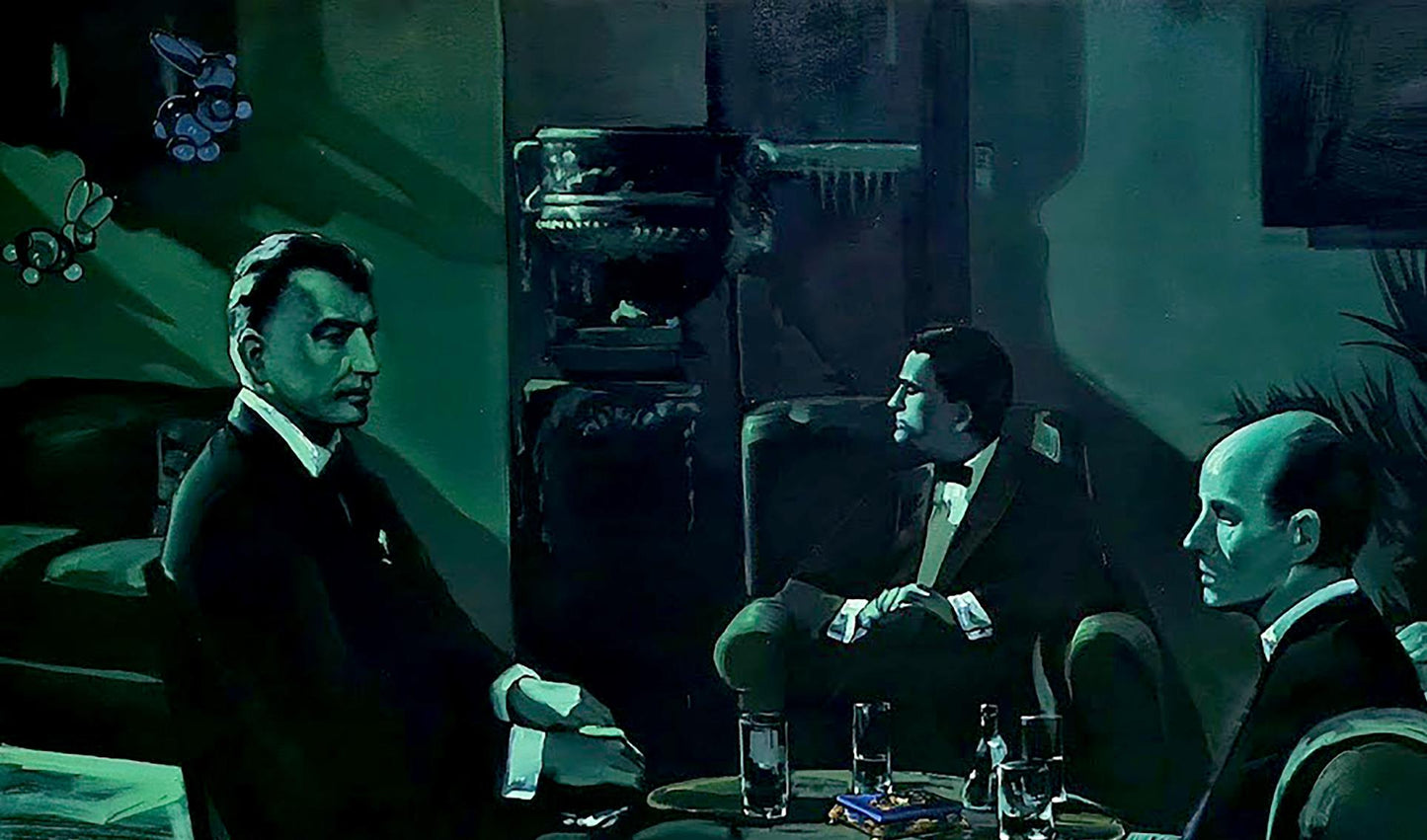 The Blue Mystery: Igor Konovalov's Oil Depiction of the Box