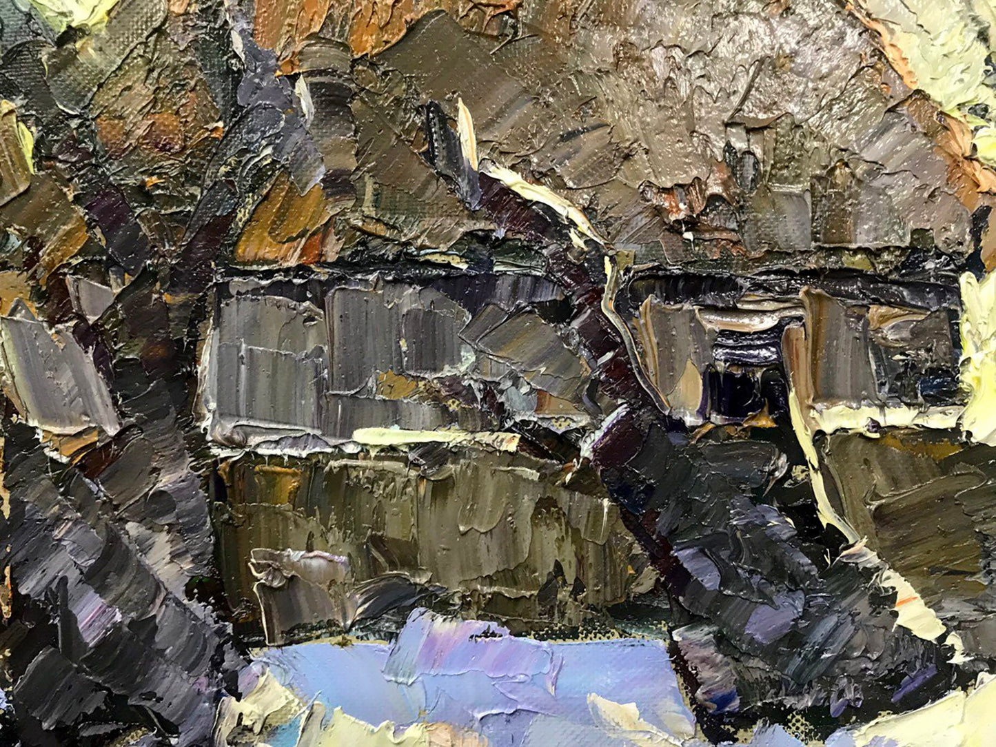 Village landscape Art 