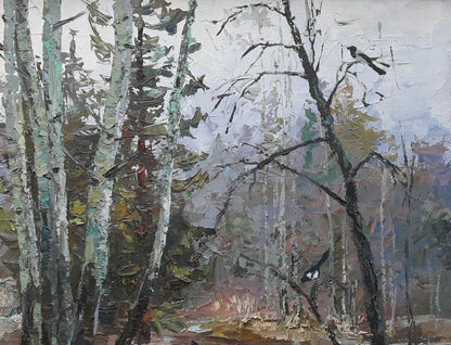 Oil painting Magpie / Serdyuk Boris Petrovich