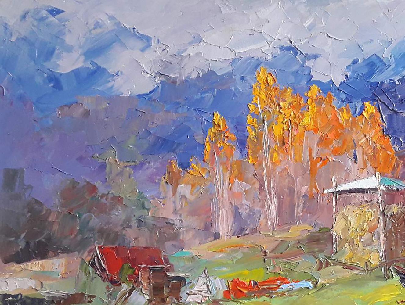 Oil painting Gilded Serdyuk Boris Petrovich