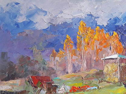 Oil painting Gilded Serdyuk Boris Petrovich