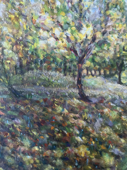 Oil Painting Summer Nature Landscape 