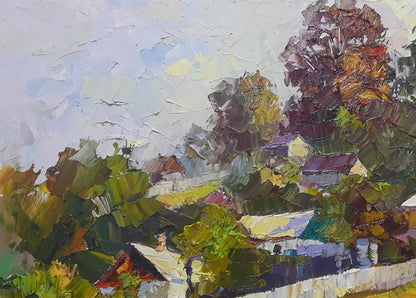 Oil painting October day Serdyuk Boris Petrovich №SERB 520
