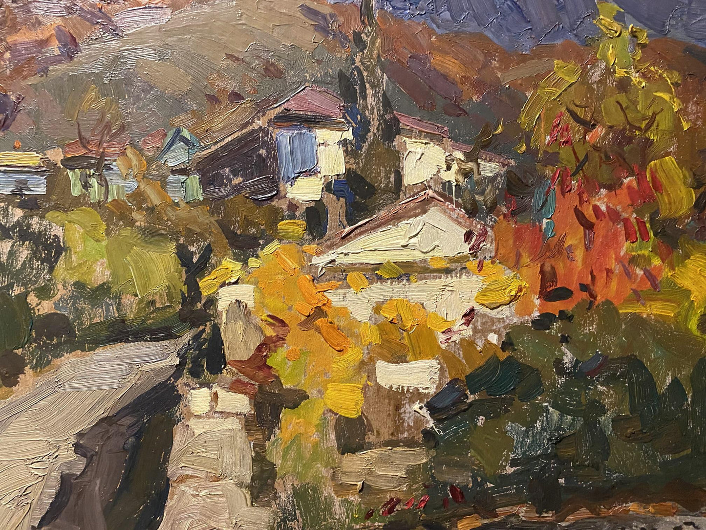 Oil painting Street in Bakhchisarai Mikhail Kobylenkov