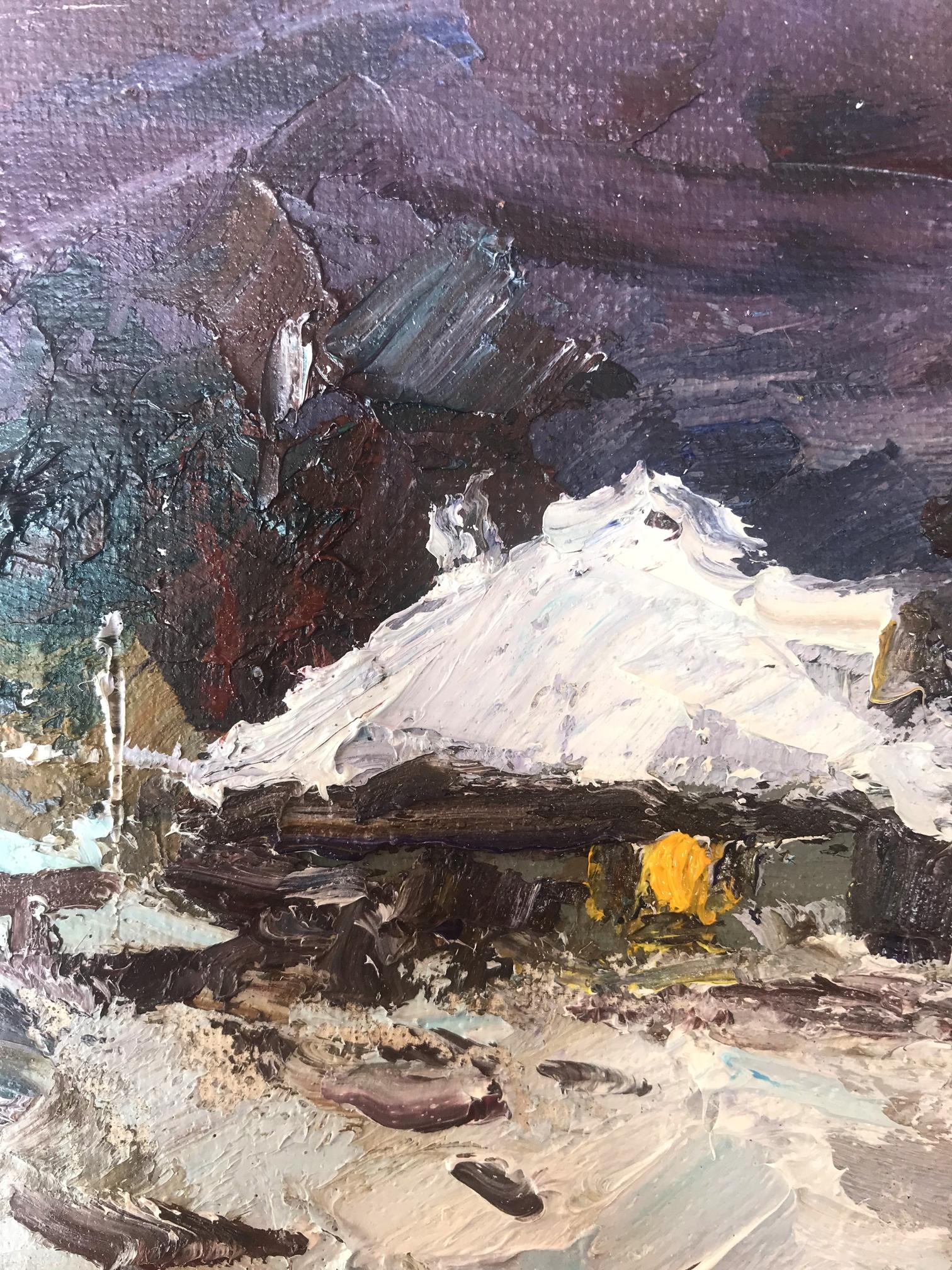 Oil painting Village Landscape 