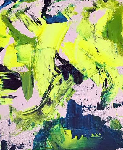 Acrylic painting Orgasmic life Olga Melezhik