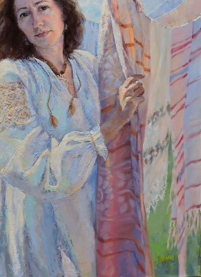 Oil painting Catherine Osnach Olesia