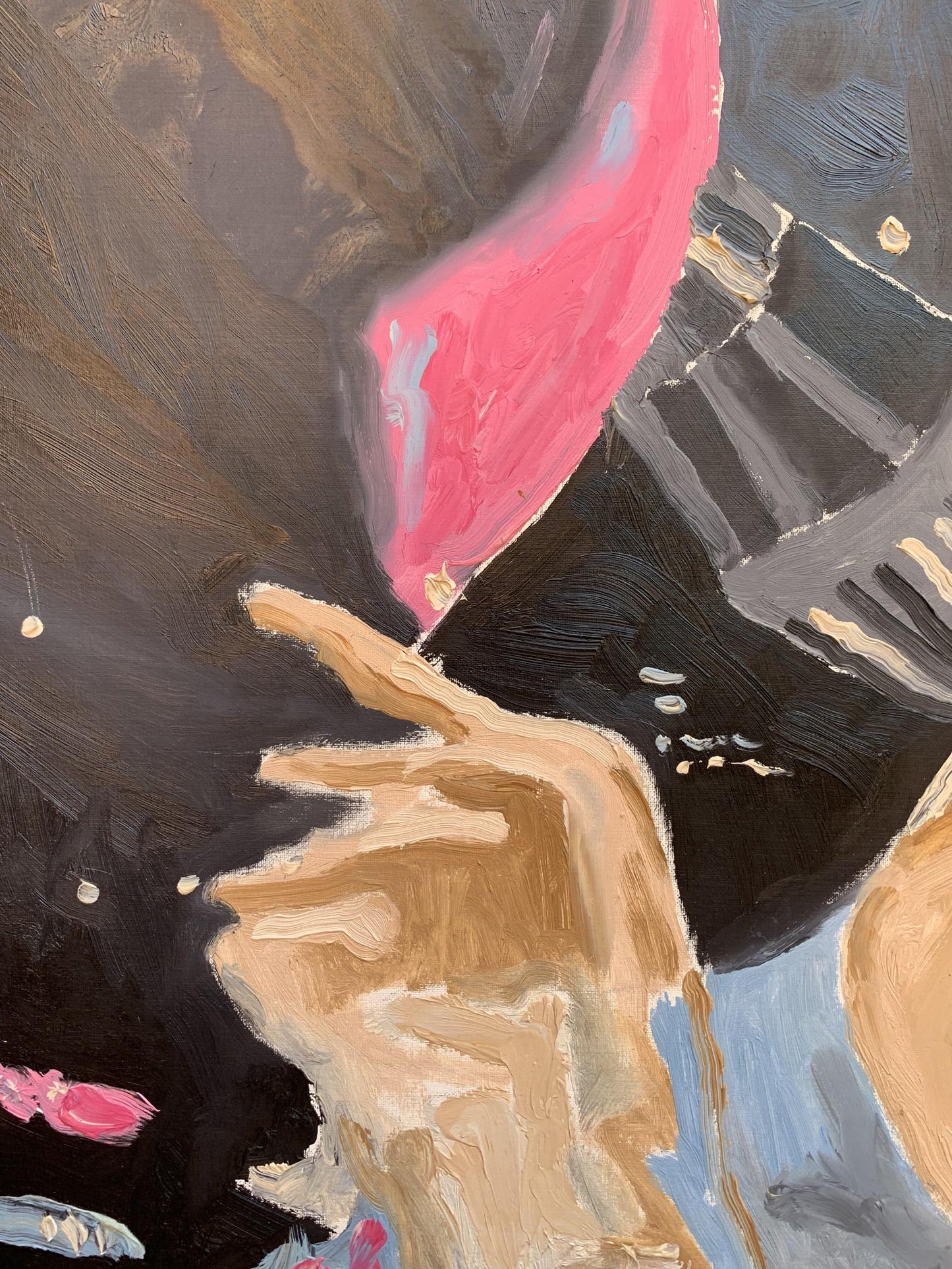 Oil painting Karaoke Oleksandr Gukalov