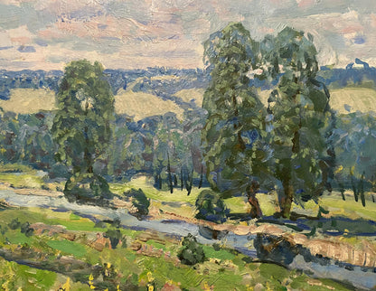 Oil painting Glade Georgy Kolosovsky