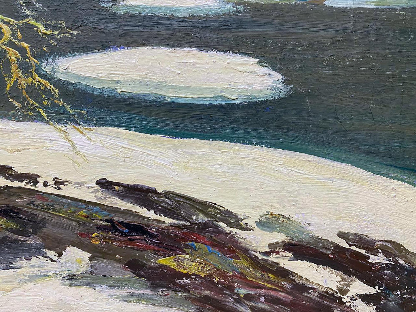 Oil painting Winter landscape Shariy Anatoly Ivanovich