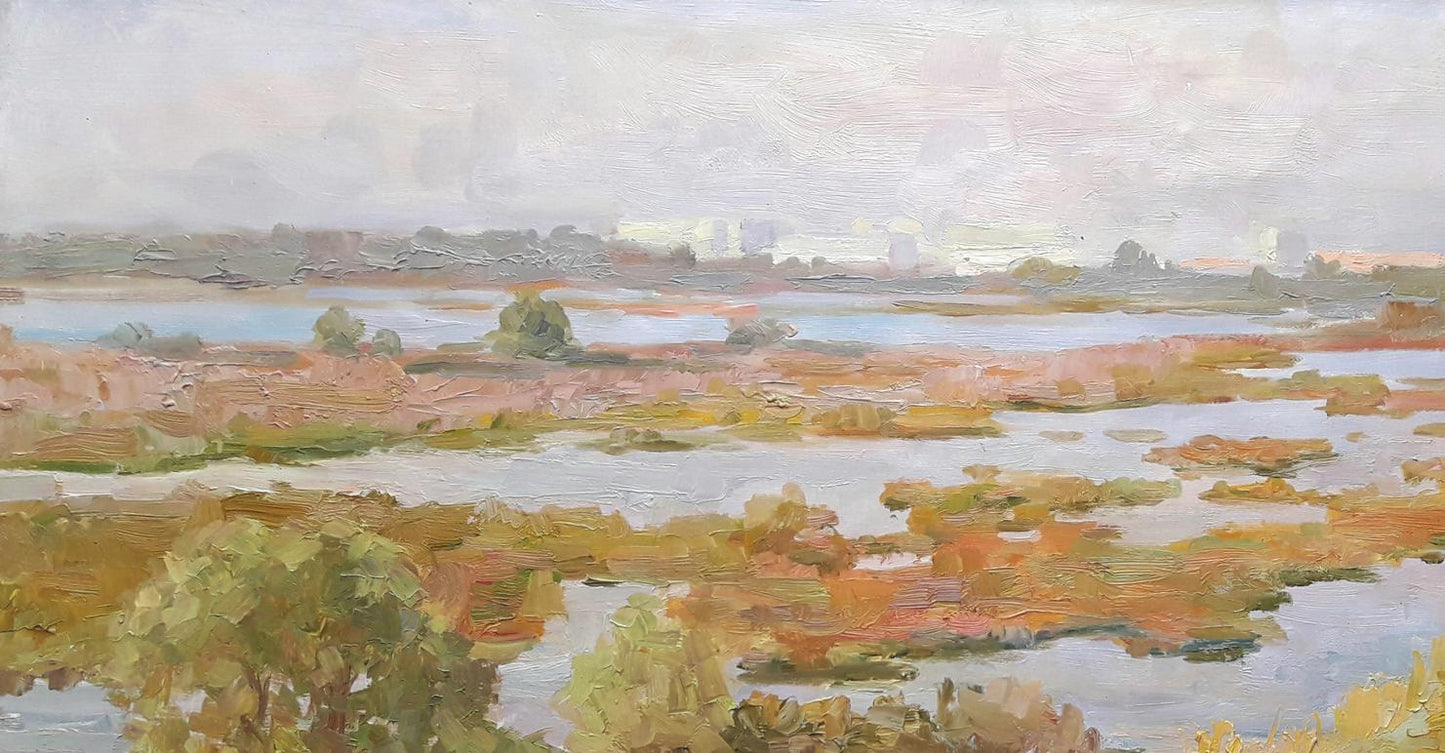 Oil painting Fish lakes Serdyuk Boris Petrovich