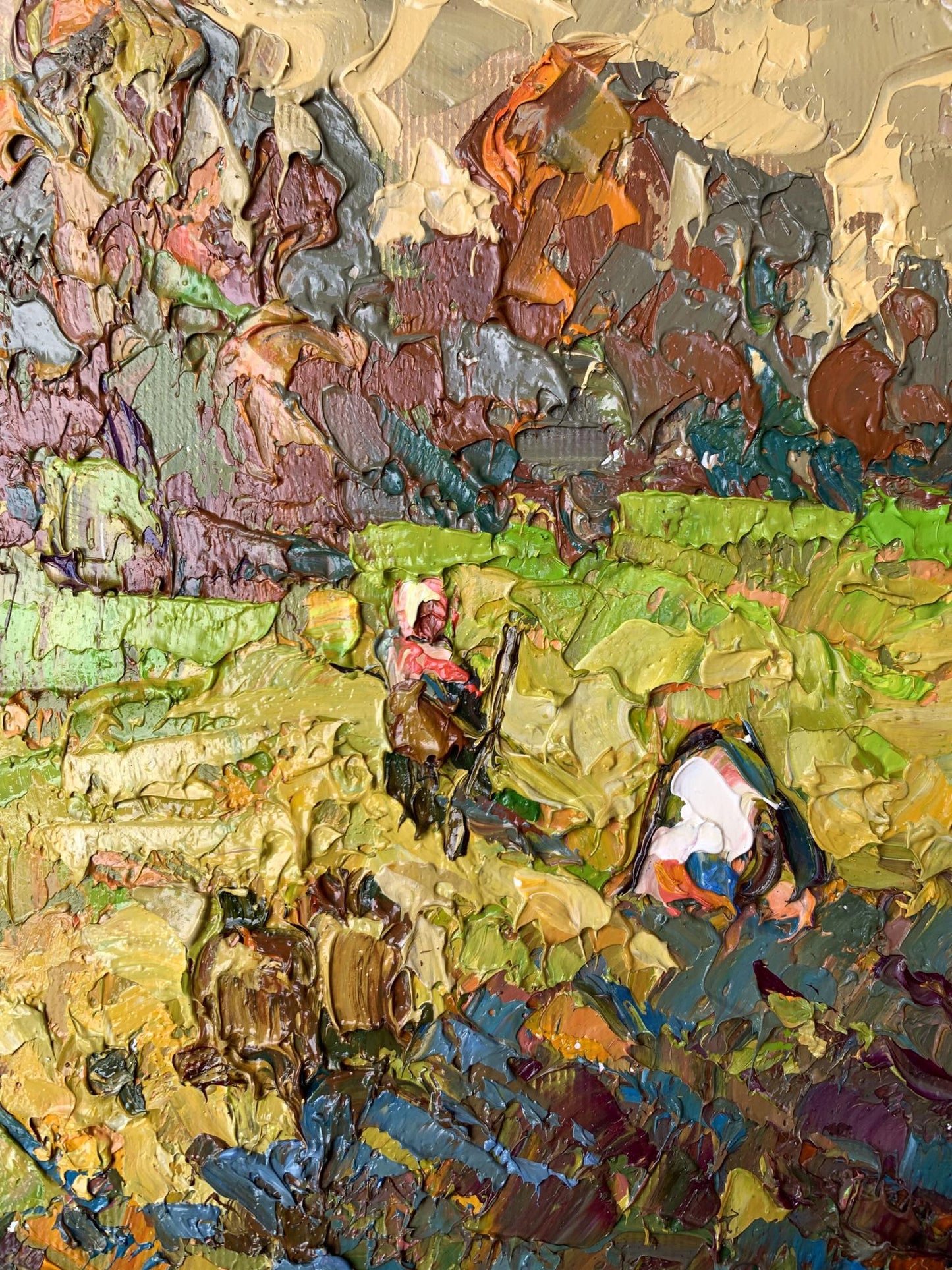 5 Oil painting Village days Oleksiy Ivanyuk