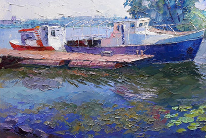 Oil painting Rescuers Serdyuk Boris Petrovich