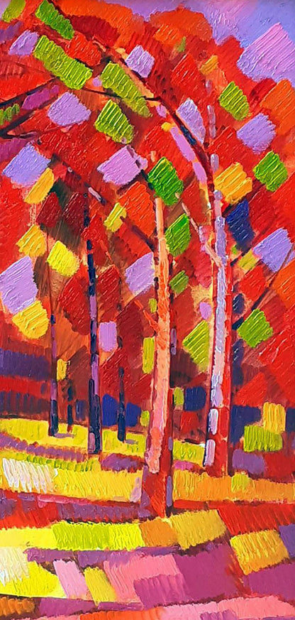 Oil painting Autumn Peter Dobrev