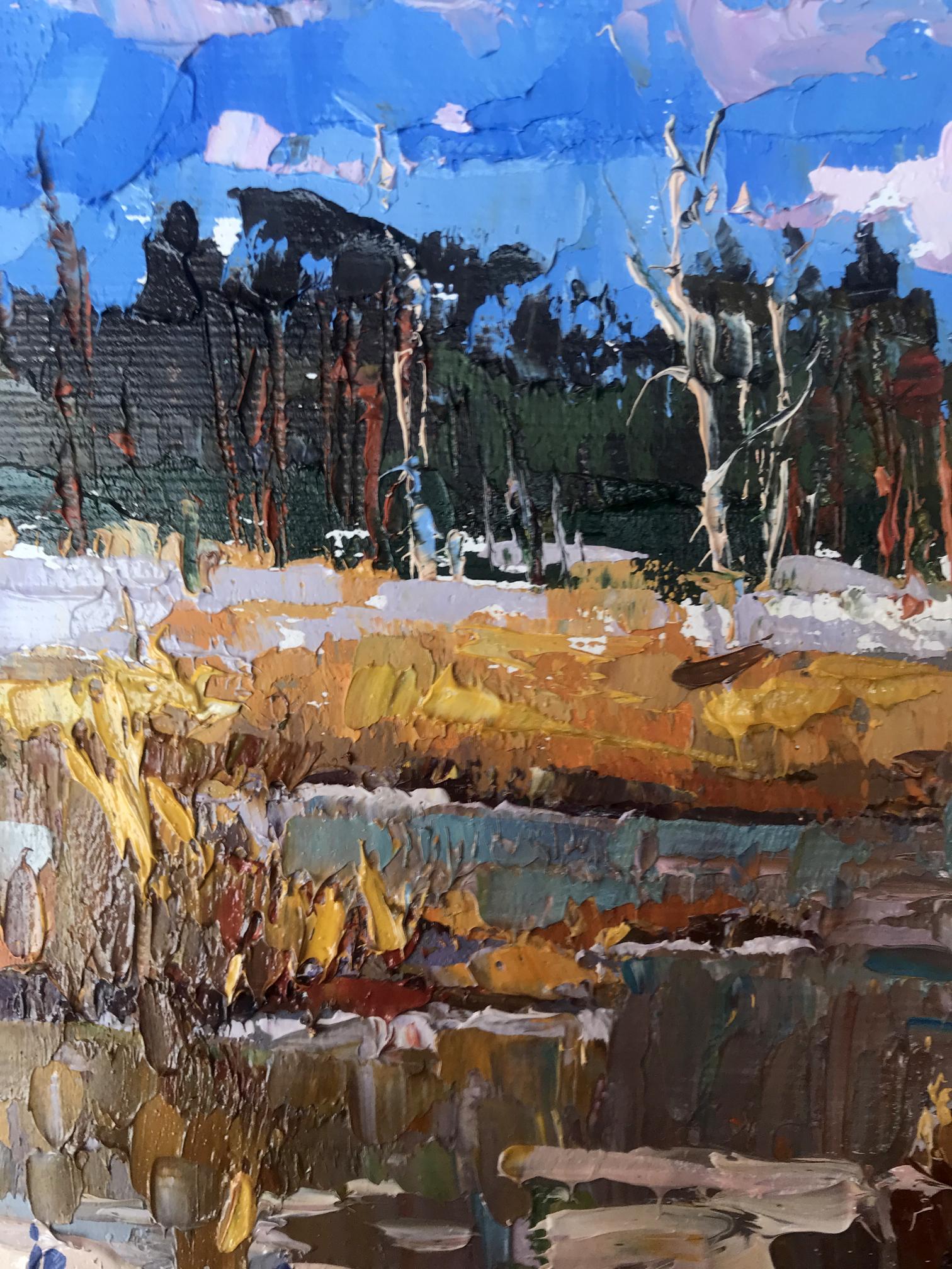 Oil Painting Spring Nature Landscape 