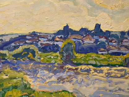 Oil painting Morning in the village Georgy Kolosovsky