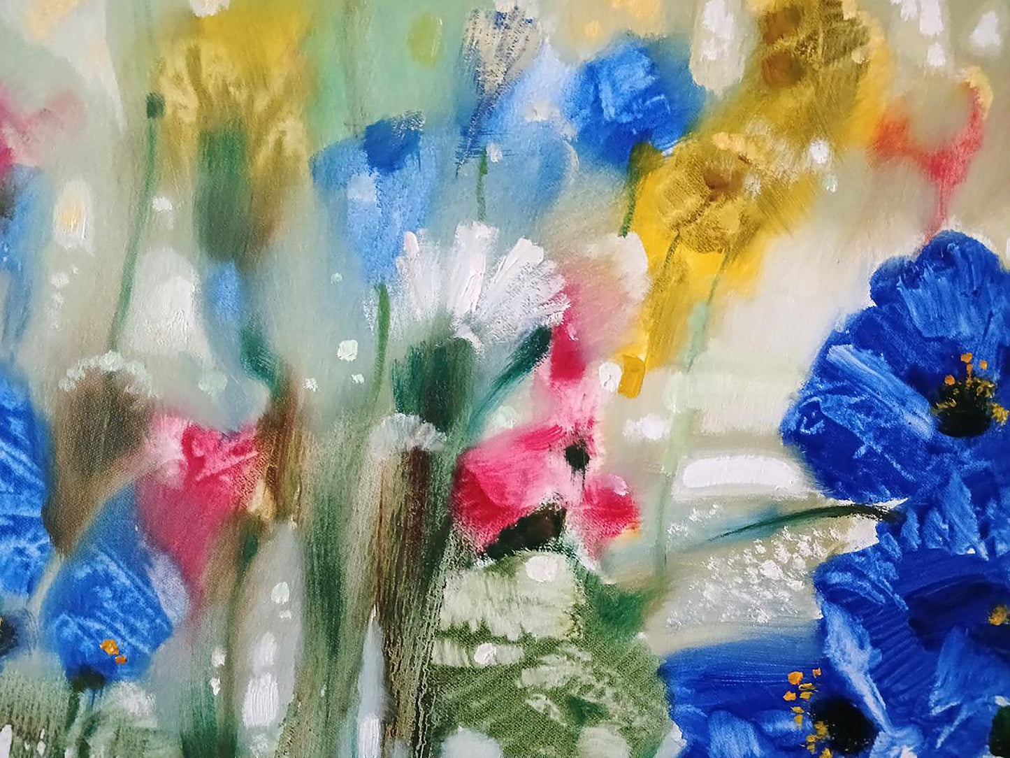 Abstract oil painting Morning dew Anatoly Tarabanov