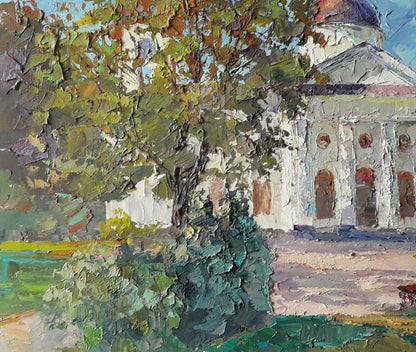 Oil painting Baturin temple Serdyuk Boris Petrovich