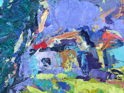 Village landscape Art 