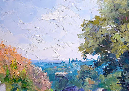 Oil painting Landscape tricks Serdyuk Boris Petrovich