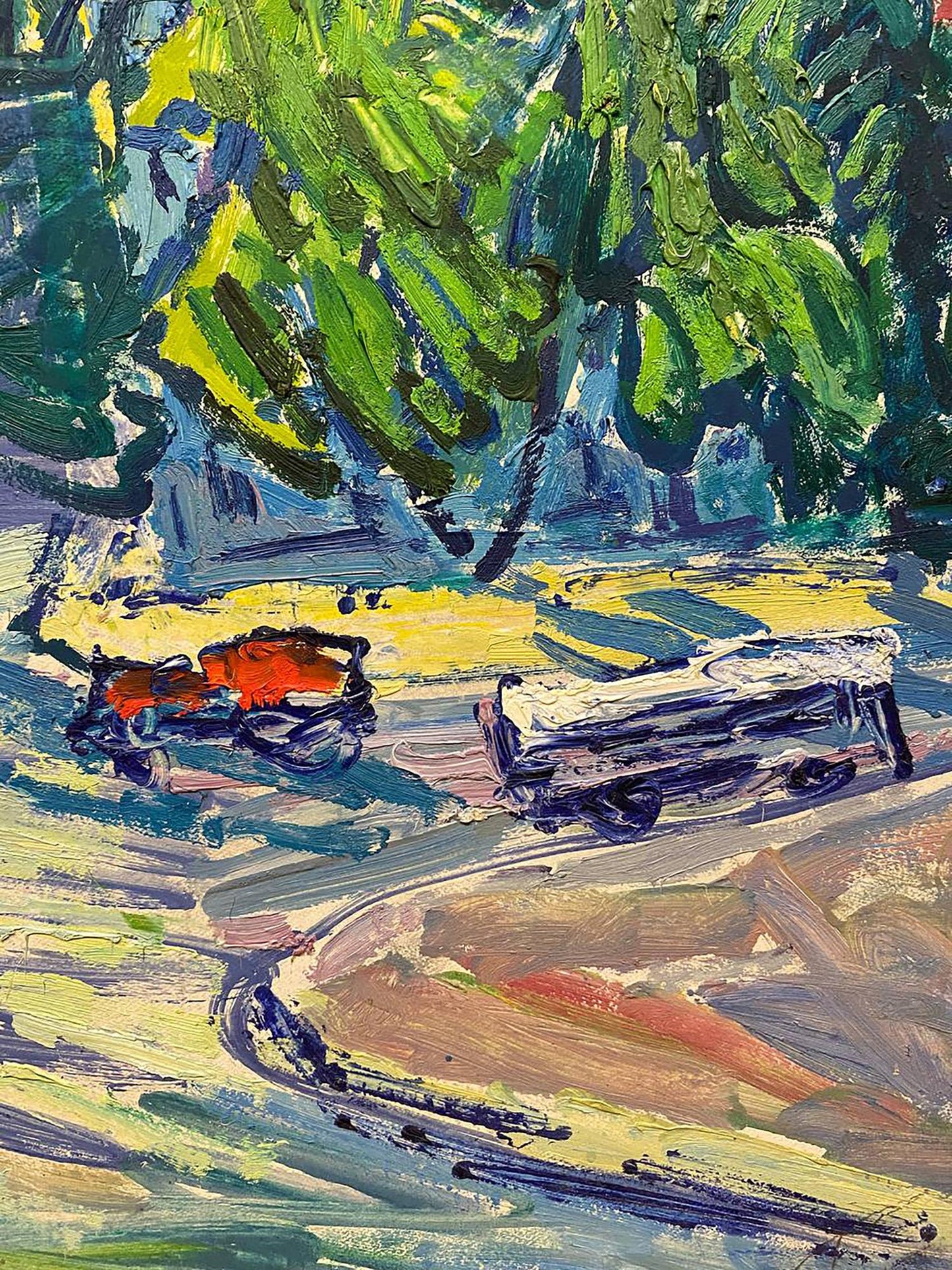 Oil painting Road in Crimea Glushchenko Alexander Nikolaevich