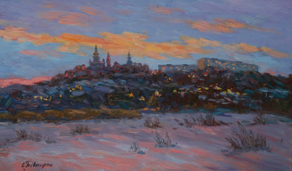 Oil painting Twilight Sergiy Pivtorak