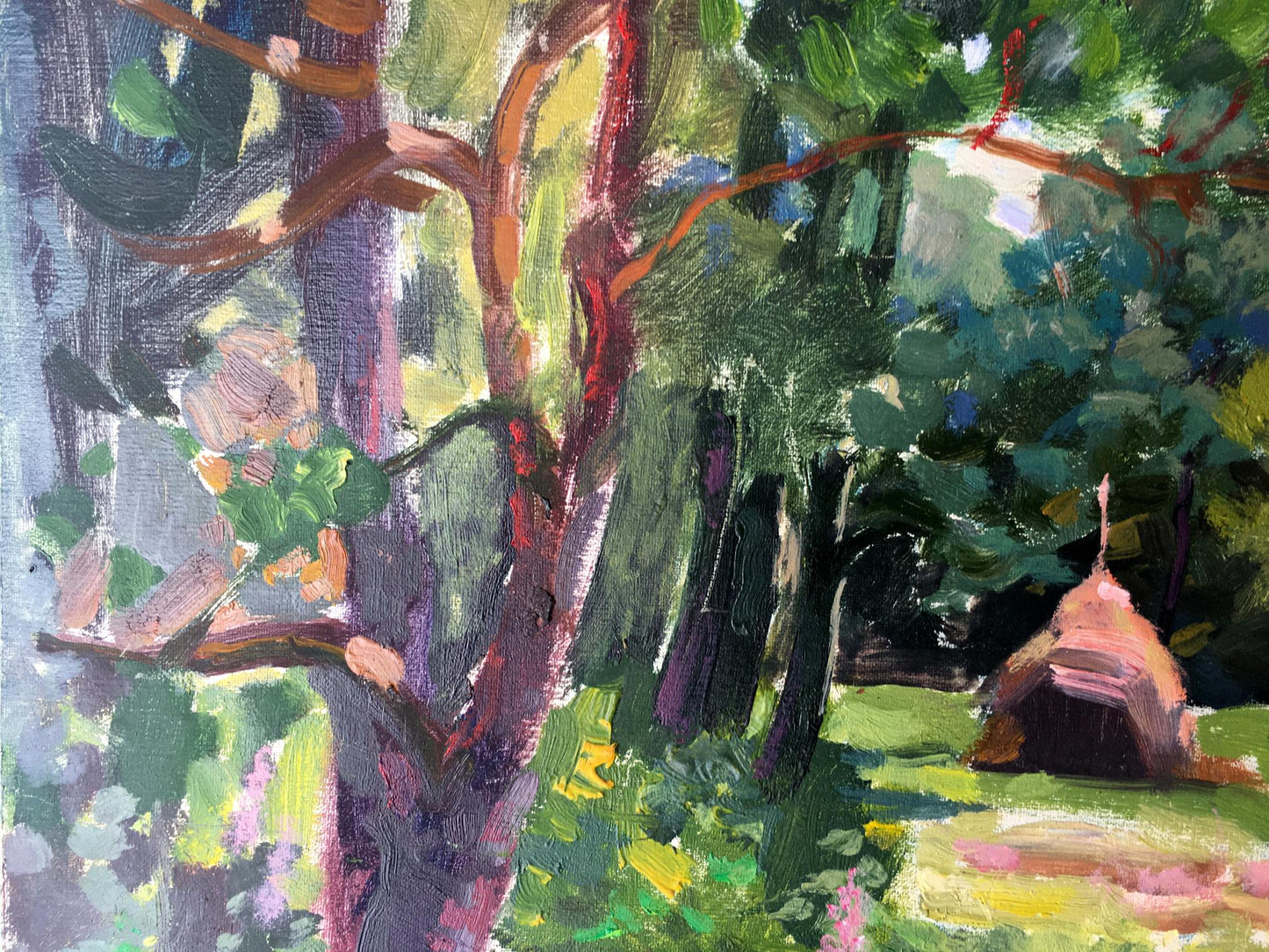 Oil painting September day Batrakov Vladimir Grigorievich