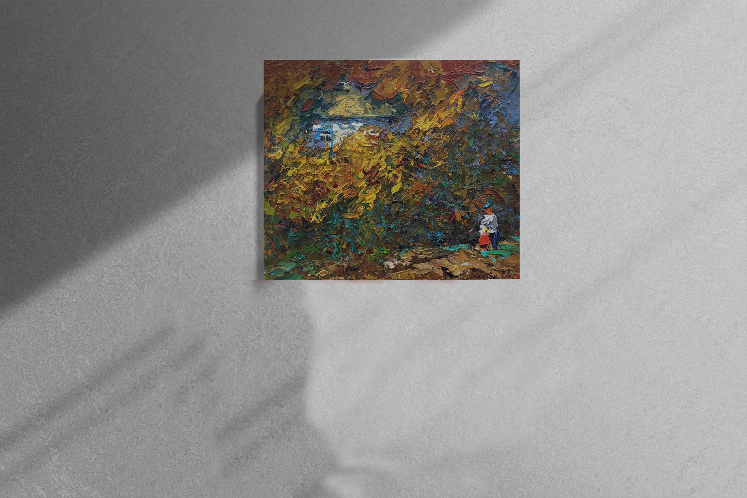 Village landscape Art 