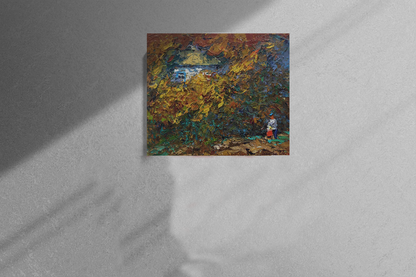 Village landscape Art 