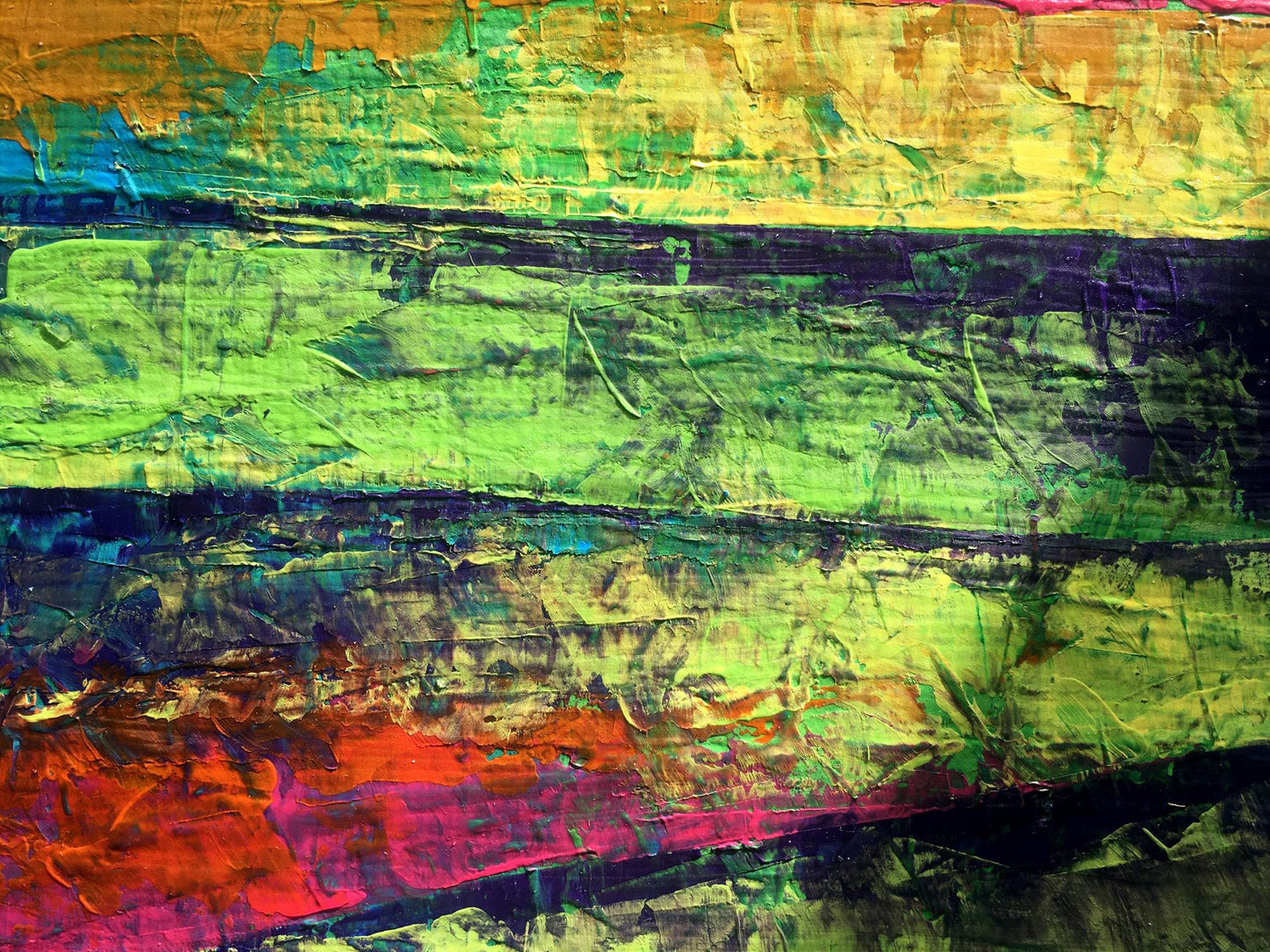Oil painting In the summer mountains Zadorozhnya V. V.