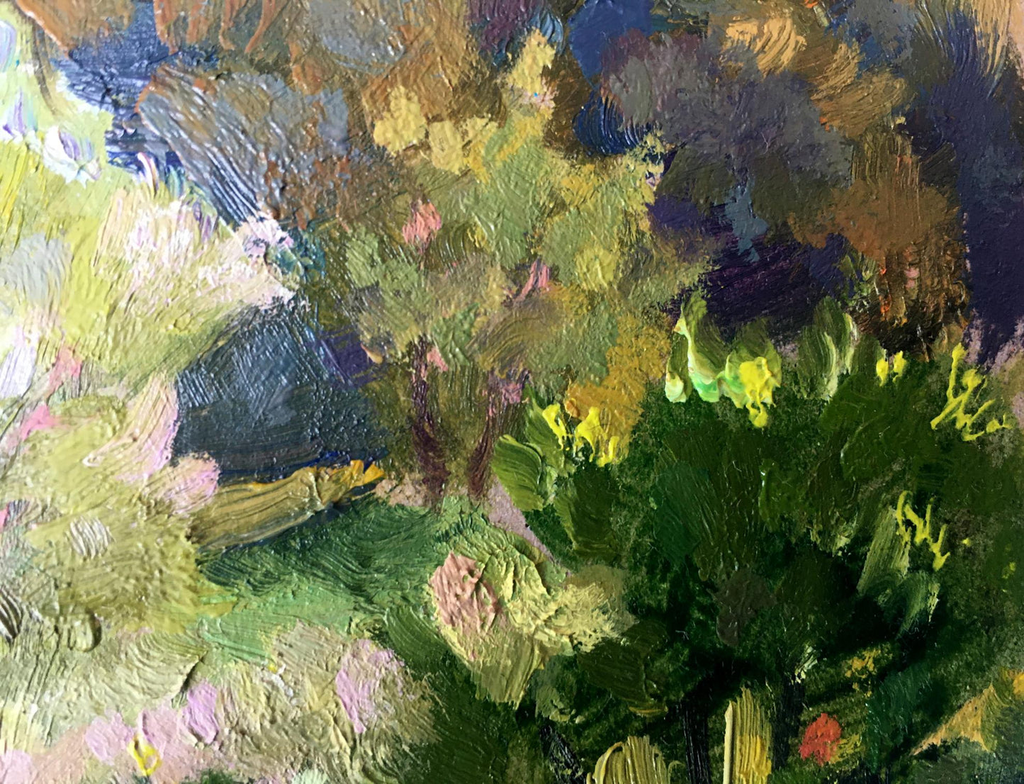 Oil painting Near Tustan Batrakov Vladimir Grigorievich