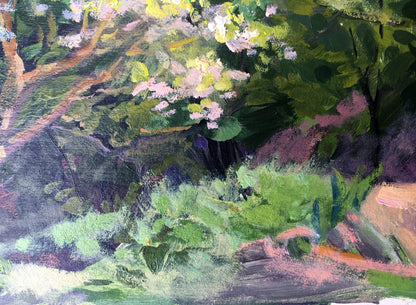 Oil painting In March Batrakov Vladimir Grigorievich