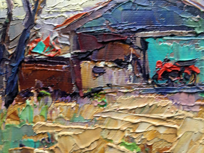 Village landscape Art 