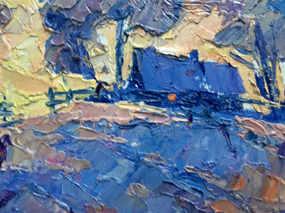 Village landscape Art 
