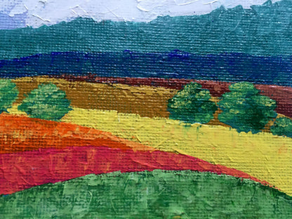 Oil painting Golden field Zadorozhnya V. V.