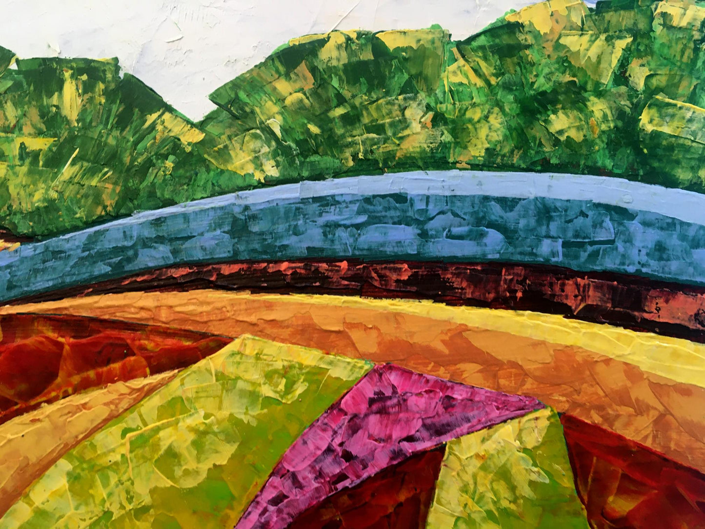 Oil painting The road to the forest Zadorozhnya V. V.