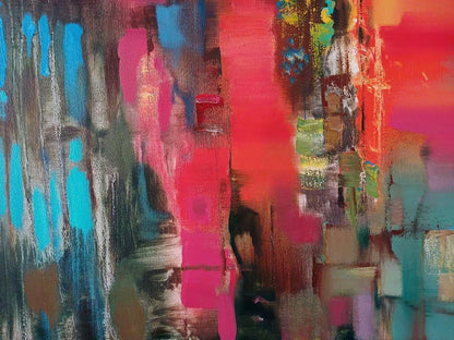 Abstract oil painting Cantata Anatoly Tarabanov