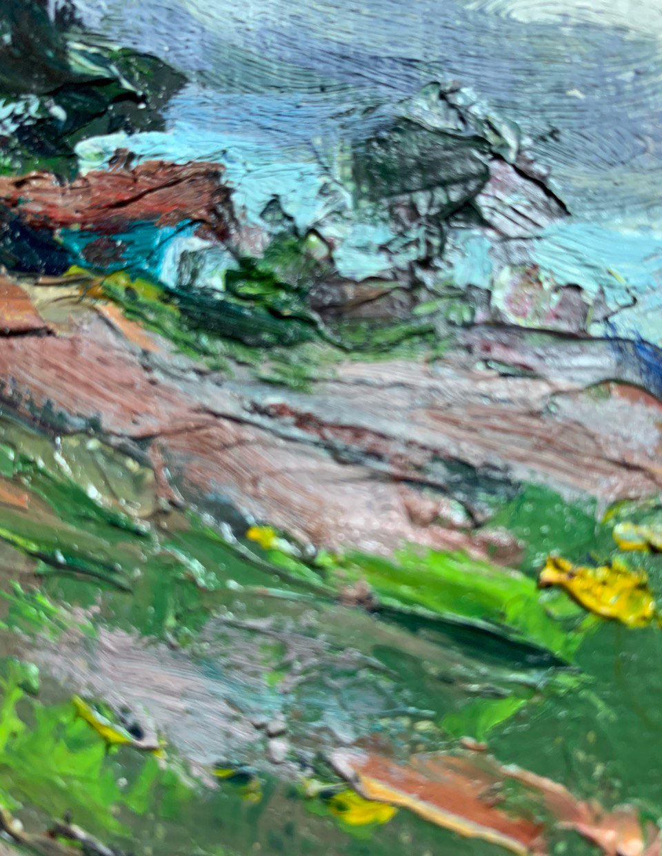 Oil Painting Country house