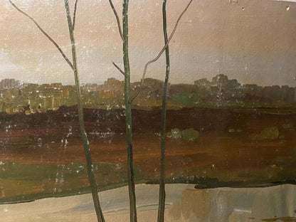 Oil painting Autumn silence Mykola Reznik